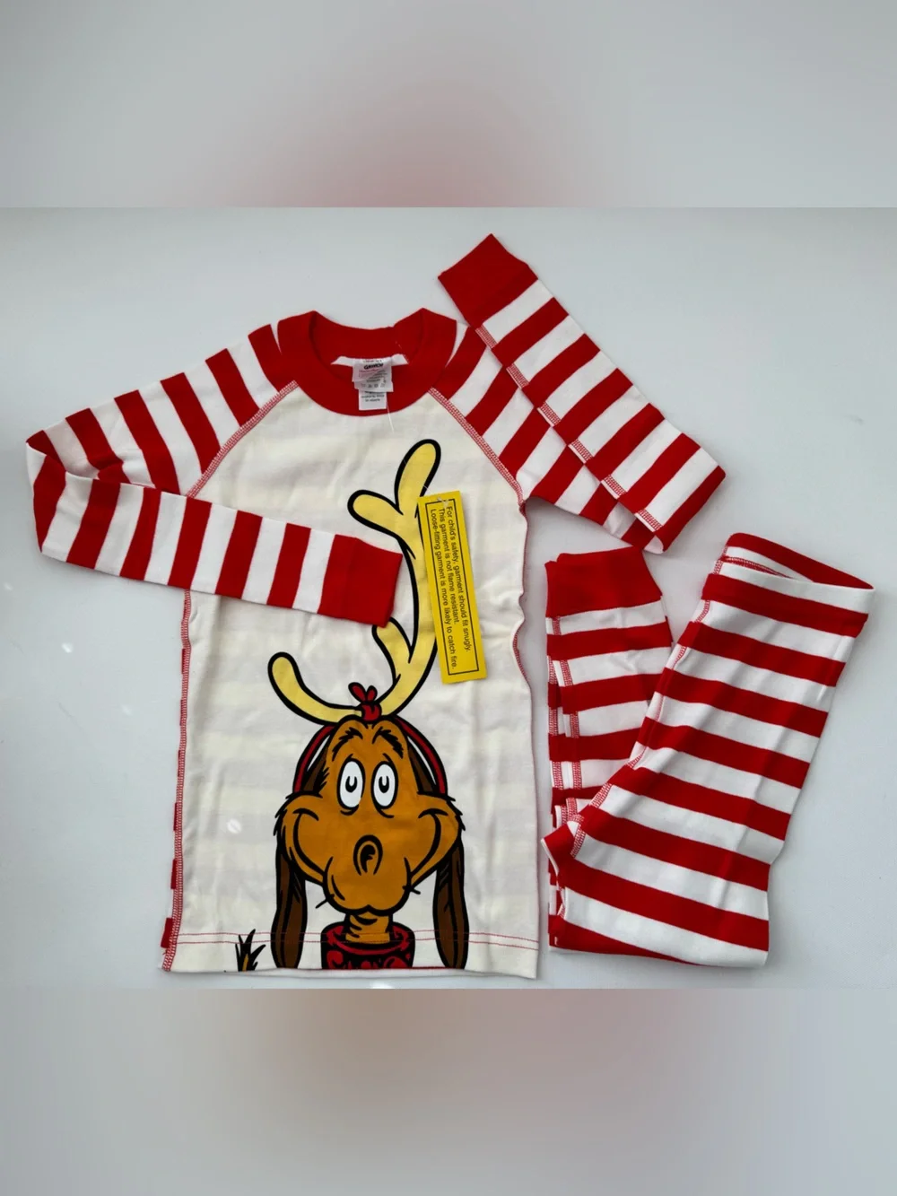 NWT Hanna Andersson Grinch Max Pajama Set Size 8